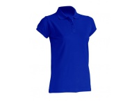  Koszulka polo damska z krótkim rękawem POPL 200 - niebieska
