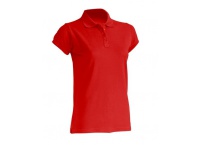  Koszulka polo damska z krótkim rękawem POPL 200 - czerwona