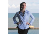  Koszula damska z długim rękawem SHRL OXF - błękitna