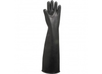 Rękawice lateksowe czarne 60 cm LA600