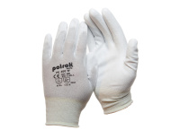 Polrok Rękawice antystatyczne ESD poliuretanowo węglowe pokryte PU PK400W