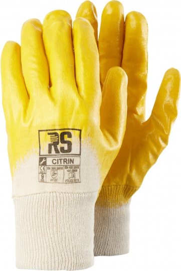 RS Arbeitsschutz Rękawice ochronne z kauczuku nitrylowego CITRIN
