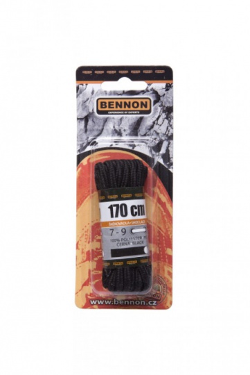 Bennon Sznurówki czarne 170 cm D31170