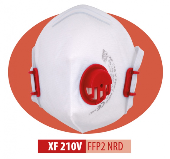 Oxyline Półmaska FFP2 składana z zaworkiem XF210V