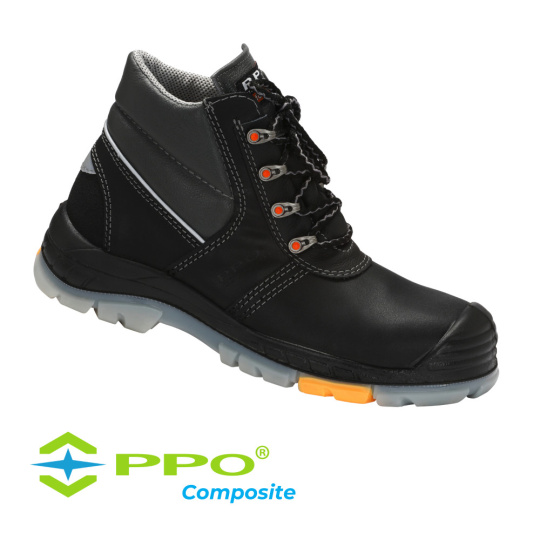 PPO Strzelce Trzewiki ochronne S3L Non Metallic czarne 705
