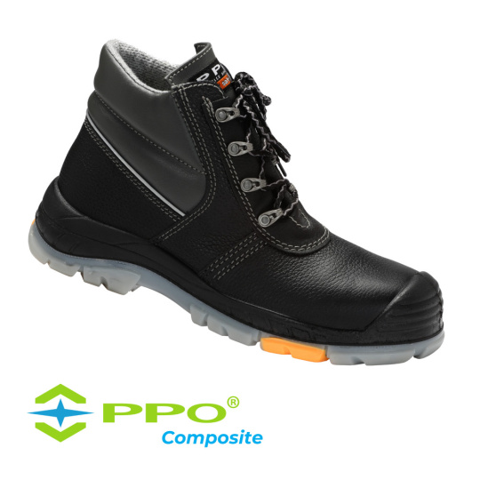 PPO Strzelce Trzewiki ochronne S3L Non Metallic czarne 707