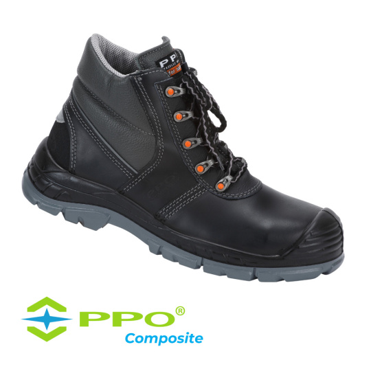 PPO Strzelce Trzewiki ochronne S3L Non Metallic Pu/Pu ciemnoszare 757