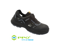 PPO Strzelce Sandały ochronne S1PL ESD Non Metallic czarne SX23