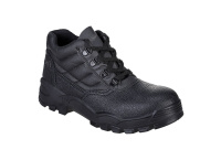 Portwest Buty ochronne S1P Steel Split Leather czarne FW10