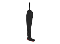 Portwest Wodery ochronne S5 Steel PVC Waist Wader czarne FW71