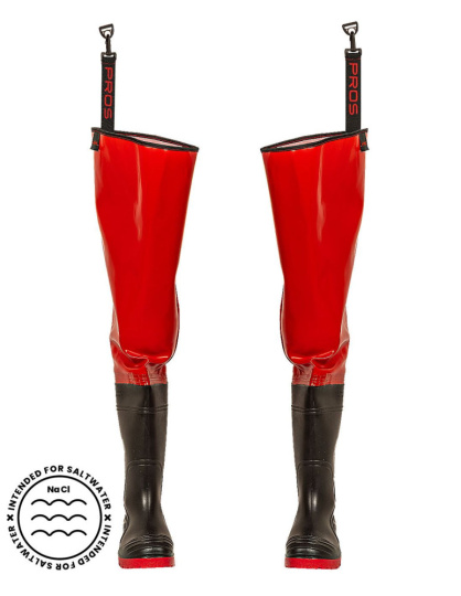 PROS Wodery robocze O4 Strong czerwone WR02-STRONG-RED