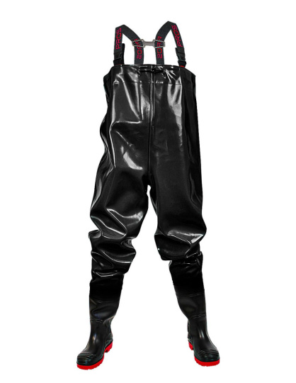 PROS Spodniobuty robocze O4 Strong czarne SB01-STRONG-BLACK