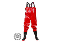 PROS Spodniobuty robocze O4 Strong czerwone SB01-STRONG-RED