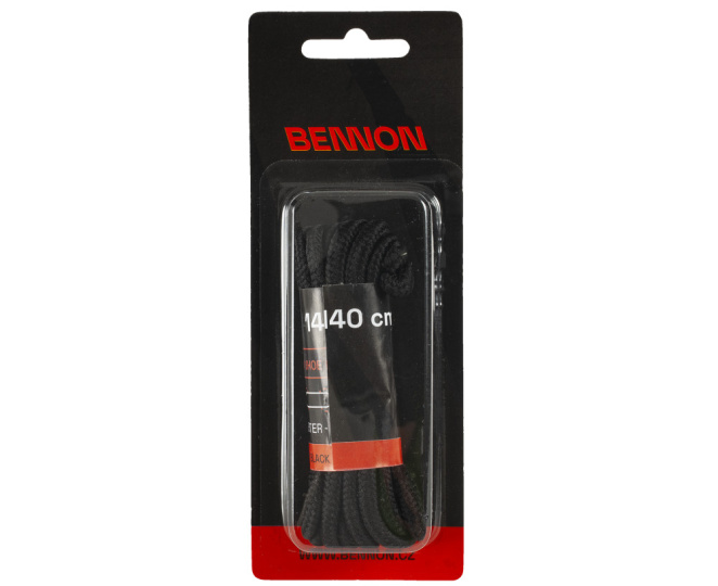 Bennon x Sznurówki czarne 140 cm 400002