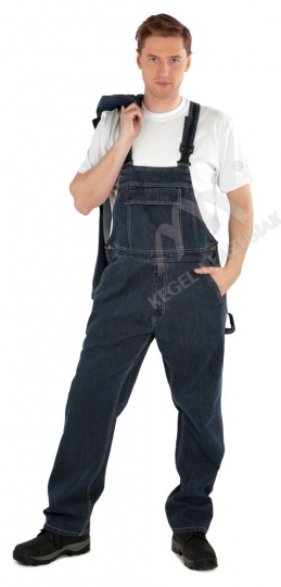 Kegel Błażusiak Spodnie ogrodniczki robocze Jeans 6305