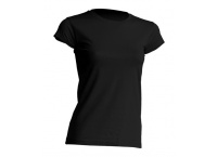  Koszulka damska z krótkim rękawem TSRL 150 - czarna