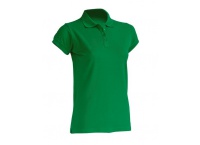  Koszulka polo damska z krótkim rękawem POPL 200 - jasnozielona