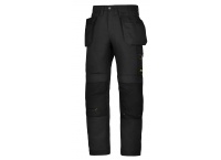 Snickers Spodnie AllroundWork z workami kieszeniowymi 6201 - czarne