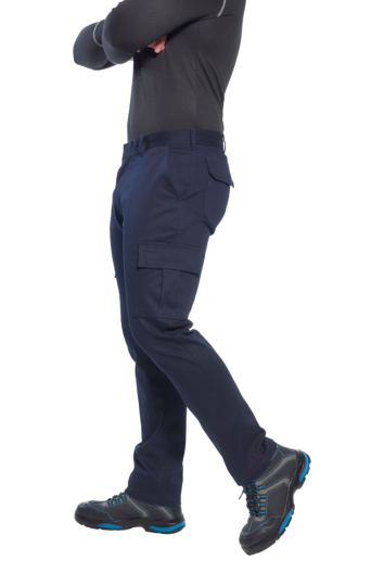 Portwest Spodnie Slim Stretch typu bojówki o zwężanych nogawkach S231