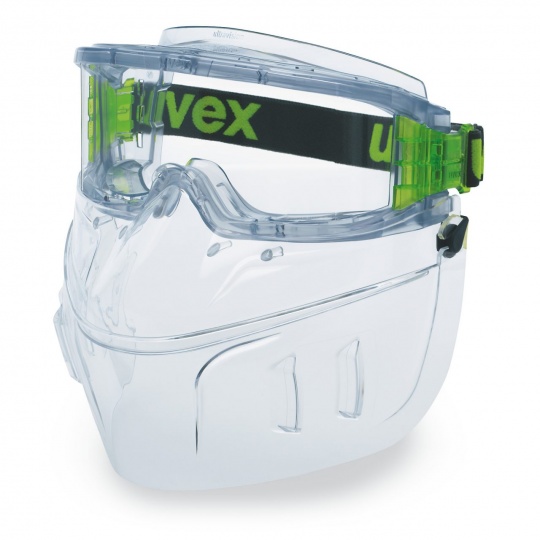 UVEX Gogle ochronne z osłoną na dolną część twarzy Uvex Ultravision