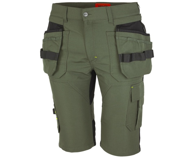 Promacher Spodnie krótkie Promacher EREBOS zielone z odpinanymi kieszeniami