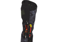  Spodnie do pasa softshell ocieplane Bennon CAMOS