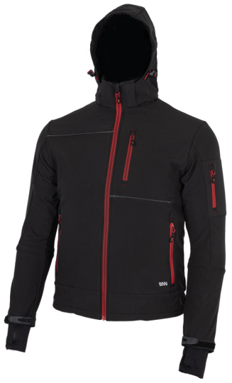 Promacher Kurtka softshell Promacher RUFUS czarno-czerwona