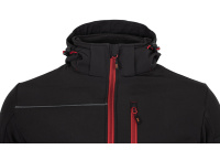  Kurtka softshell Promacher RUFUS czarno-czerwona