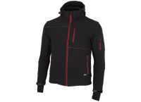  Kurtka softshell Promacher RUFUS czarno-czerwona